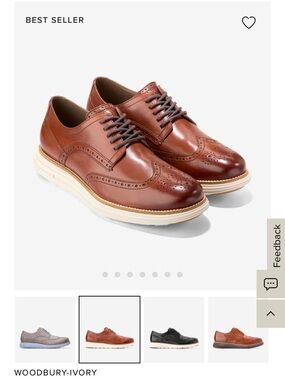 Cole Haan Men's Øriginal Grand Remastered Wingtip Oxfords Nike Dress Shoes